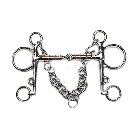 Jacks Imports Copper Roller Pelham Bit 1711